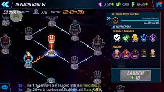 Marvel Strike Force, Ultimus Raid VI: E6 - How to Make a Quick Buck