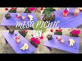 COMO HACER UNA MESA TIPO PIC NIC PARA JARDIN O FIESTA PIC NIC FACIL RAPIDO