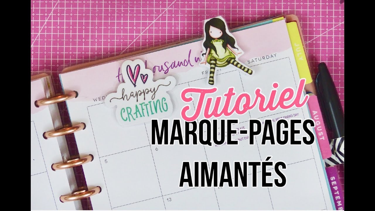 TUTORIEL : Marque-pages aimantés !