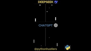 Deepseek and ChatGPT both tried to make ping pong game! Who do you think won?