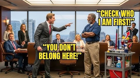 “They Laughed at the Janitor – Until He Took Everything Back”