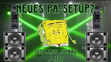 Welche Tops sollen es werden? | Set Large Aufbau + Test | dB Technologies VIO S118r + VIO x206