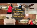 MOVE OUT CLEANING!! Indian NRI Rented Apartment ~ How to clean Apartment when moving out~