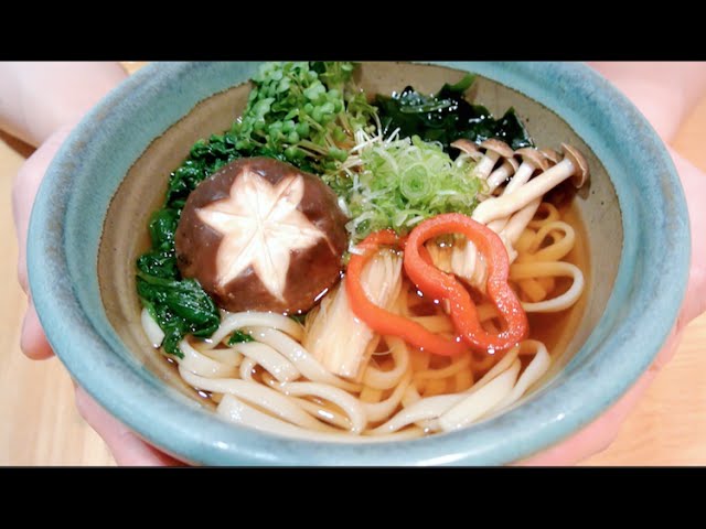 How to make Vegetable udon noodle soup - authentic Japanese recipe - 野菜うどん | Cooking with Chef Dai