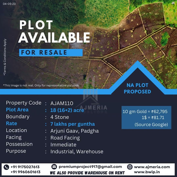 18 Acres Of Industrial Land Available For Resale At Padgha The Offered 18-acres-of-industrial-land-available-for-resale-at-padgha-the-offered