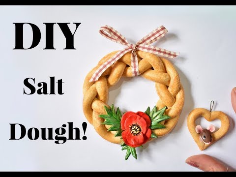Making Salt Dough Decorations / Ornaments - EASY DIY RECIPE