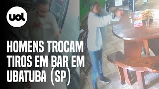 Suspeito E Vítima Trocam Tiros Em Bar Em Ubatuba Sp Vídeo Mostra Ação