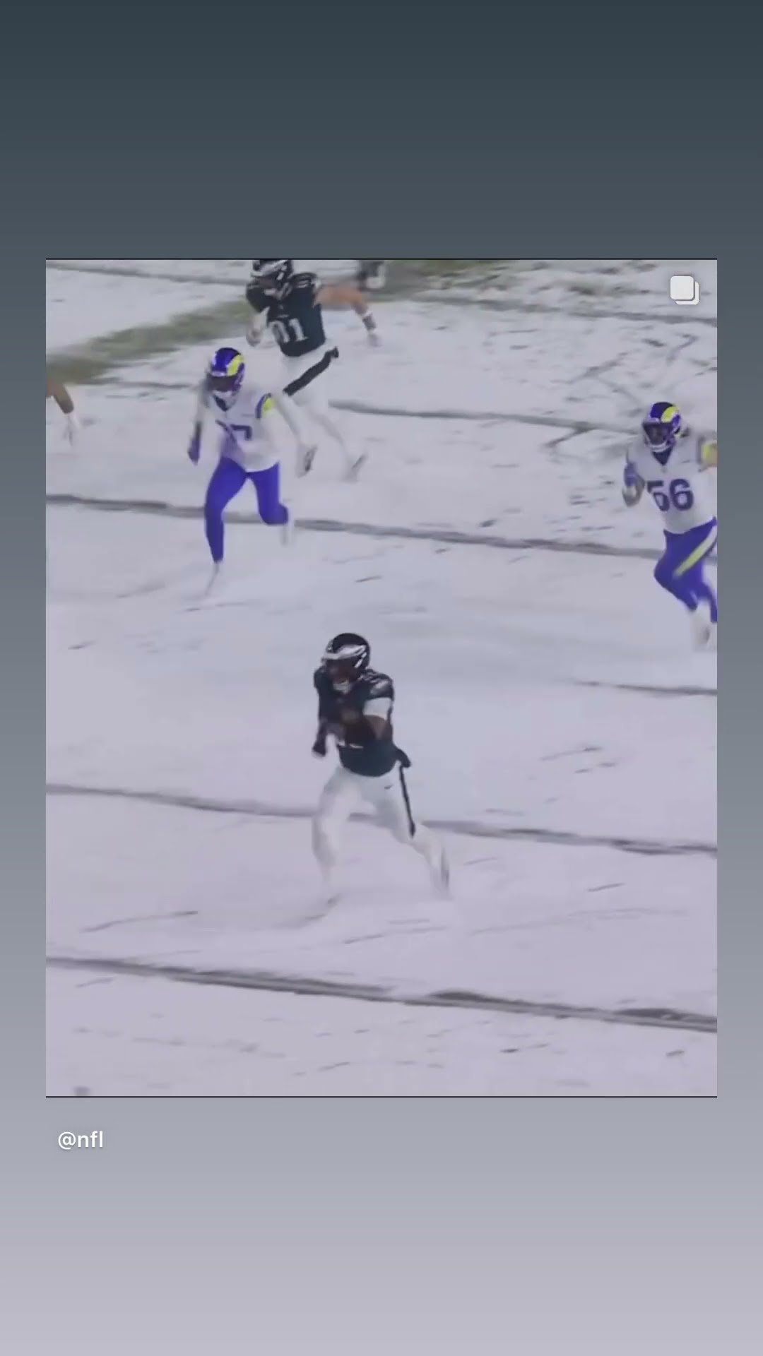 He already knew #hoodnews #eagles #larams #jalenhurts #saquonbarkley #NFL #football #viralvideo #omg