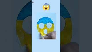Face Screaming in Fear Emoji #shorts #viral #creativeart #drawing