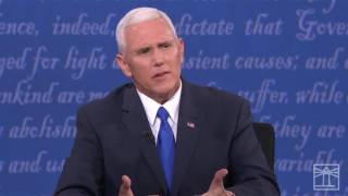 Mike Pence on abortion | 2016 Vice-Presidential debate