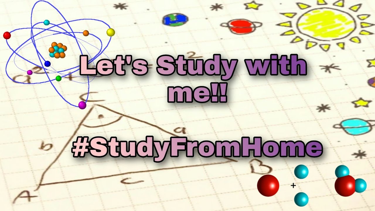 STUDY FROM HOME (LET'S STUDY TOGETHER WITH ME!!) - YouTube