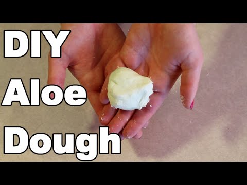 DIY Aloe Dough - Homemade Playdough - YouTube