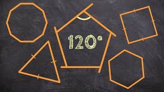 Given the measure of one interior angle find the number of sides for a polygon