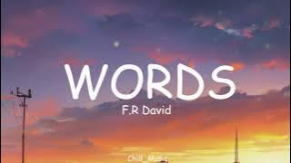 F.R David - Words (Lyrics) (Loop Video)