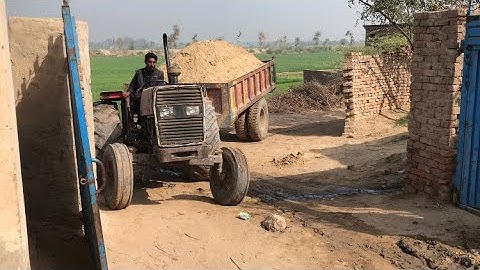 Mf 375 came with a full night trolley, performance check today 😃 #tractorvideo #tractor