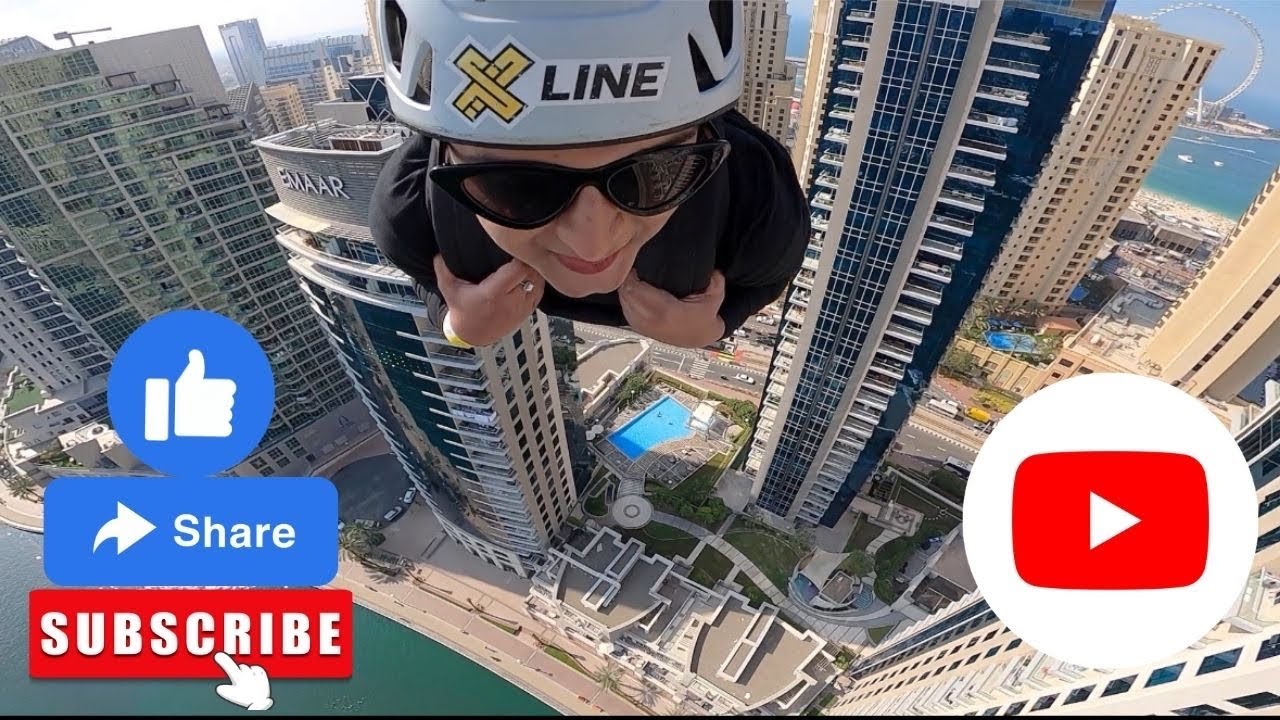 XLINE DUBAI MARINA THE WORLD S LONGEST URBAN ZIPLINE Dubai Marina XLINE DUBAI MARINA THE WORLD S LONGEST URBAN ZIPLINE Dubai Marina