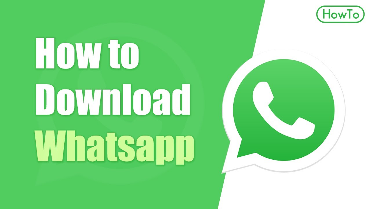 download whatsapp and install