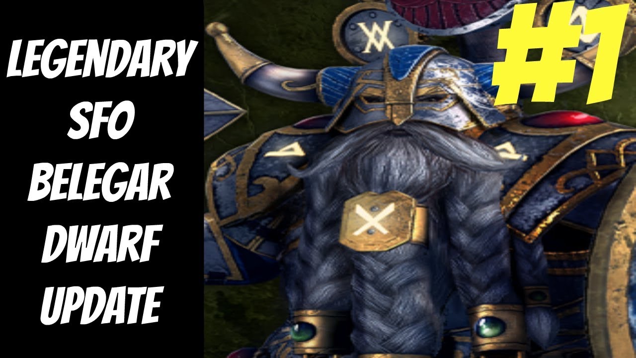 lets play a little game Legendary Belegar SFO (Dwarf Update) #1 -- Total War: Warhammer 2