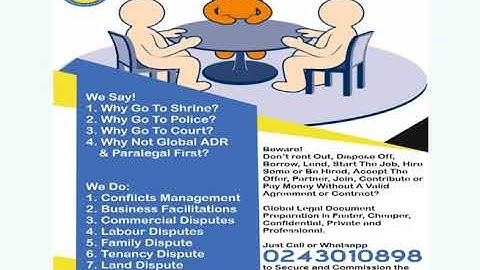 Introduction to Alternative Dispute Resolution Pt 1 - Global ADR Centre