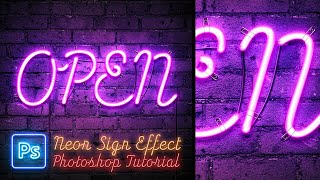 Neon Sign Effect Photoshop Tutorial screenshot 3