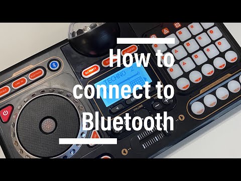 How to Bluetooth connect on VTech Kidi DJMix, error and workaround!