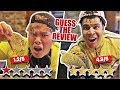 GUESS THE RESTAURANT FOOD RATING!! (BEST or WORST Reviewed In My City) FT WOLFIE & DAVIDPARODY