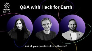 Live Q&A with Hack for Earth team – November 2rd at 8 PM CET