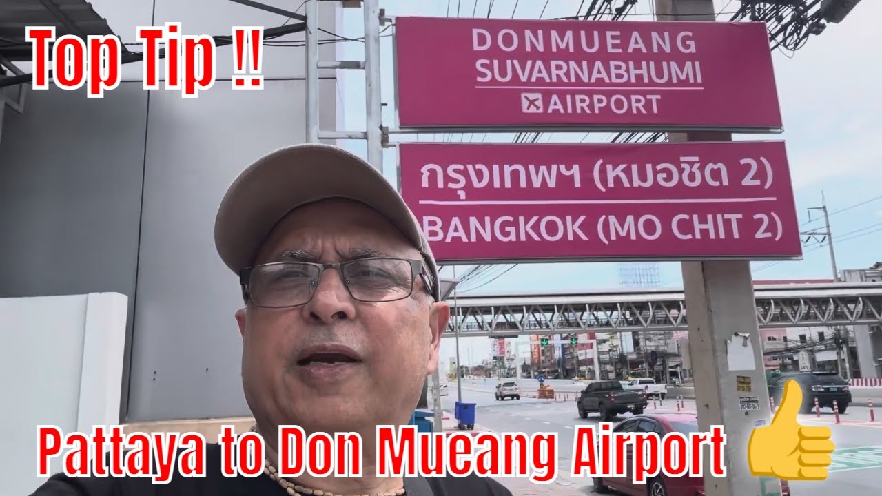 Pattaya to Don Mueang Airport by Bus