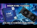 Radeon va mal  du gros clickbait intel gen 1314 instables fin de lhistoire  les newzasses