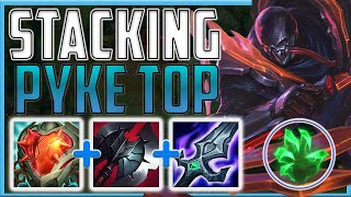 HEARTSTEEL PYKE = OFF-META INFINITE STACKNG AD TECH THIS SEASON?! - Pyke Top | Season 13 LoL