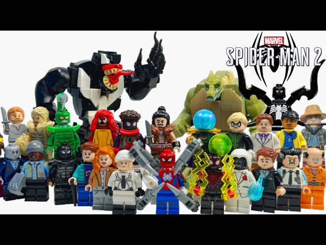 LEGO Spider Man 2 Insomniac / PS5 Video Game All Characters & How