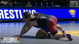 197lbs Trent Hidlay (NC State) vs Mac Stout (Pitt)