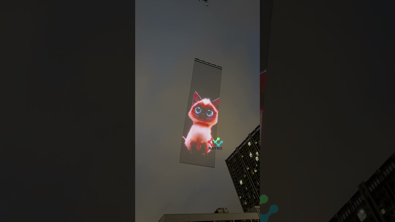 Latest Tech Flying Drone LED Screeen 