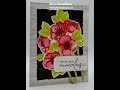 Stampin' Up! Perennial Postage Stenciled