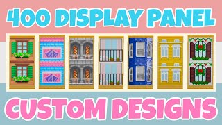 Best 400 Window Display Panel Custom Designs In Animal Crossing New Horizons (Balcony, Wall, More)