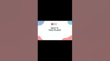 What is a test plan in software testing? #training #testingvideo #testing #virginia #usa #institute