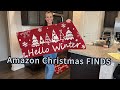 Amazon Christmas Finds! | LOKHOM 3-Piece Holiday Kitchen Rug Set Review