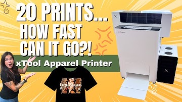 How FAST Can the xTool Apparel Printer Really Go? DTF Speed Test