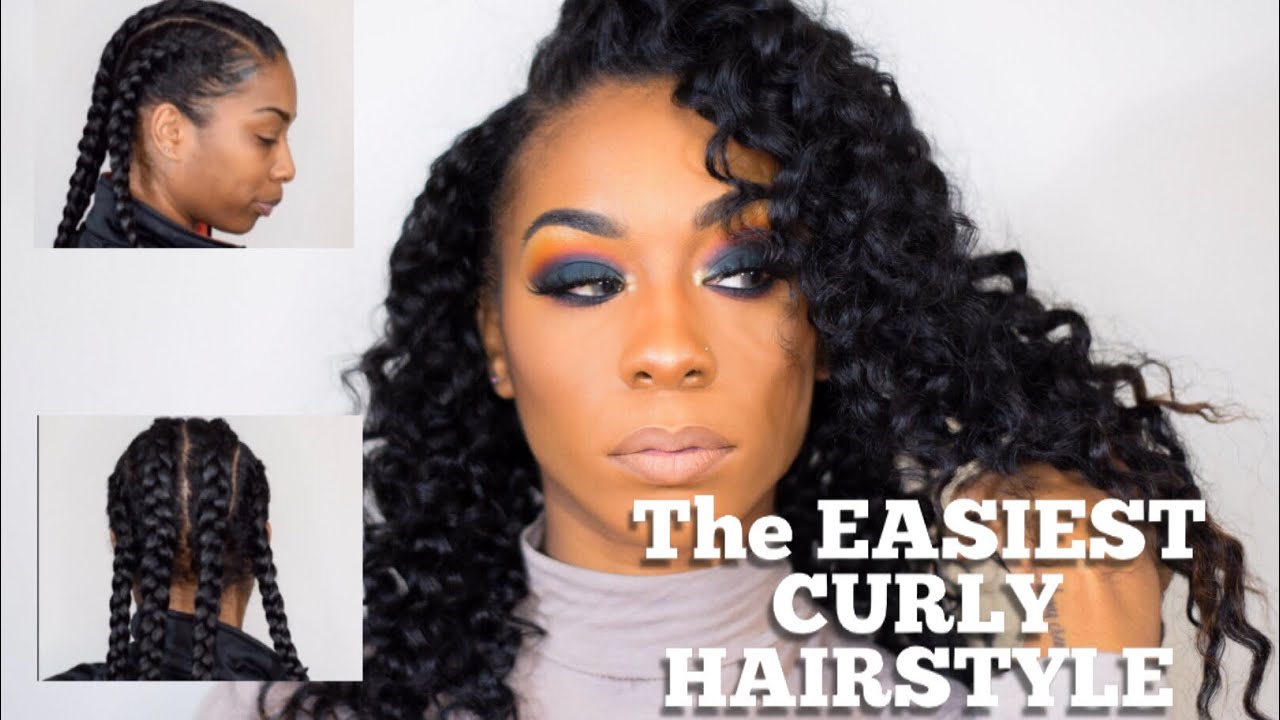 DEFINED CURLS ON 3A HAIR | BRAID OUT TUTORIAL - YouTube