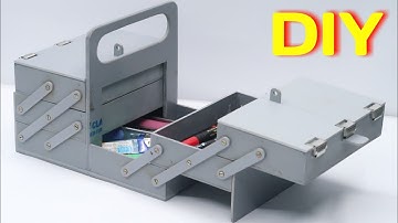 how to make a toll box using PVC | creative idea with PVC