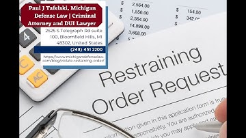 What Happens if I Violate a Restraining Order? by Paul J. Tafelski