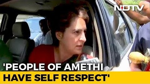 Priyanka Gandhi Vadra's Attack On BJP Over Money And Sarees In Amethi