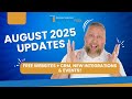 August 2025 Marketing Update | Sales Training, CRM Integrations, Free Websites & Upcoming Events