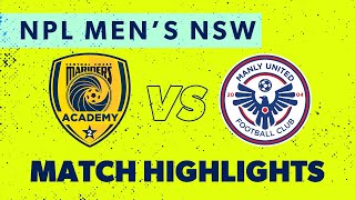 NPL Men's NSW Round 16 Highlights – Central Coast Mariners v Manly United