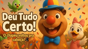 😂 O Chapéu do Curitibito Voou! –Música Engraçada Infantil 😂🐝🐜🎶