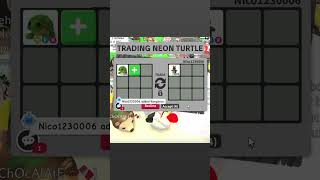 Trading Neon Turtle in Adopt Me