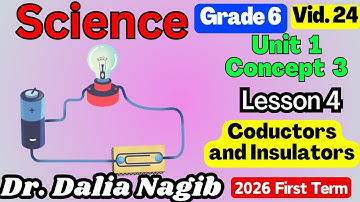 ساينس سادسة ابتدائى ترم اول  𝐆𝐫𝐚𝐝𝐞 6  Science  𝐂𝐨𝐧𝐜𝐞𝐩𝐭 3  𝐋𝐞𝐬𝐬𝐨𝐧 4