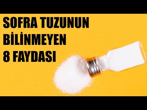 Video: Sofra Tuzunun Yararları Ve Zararları