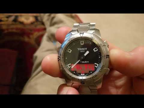 tissot synchronize analog and digital time