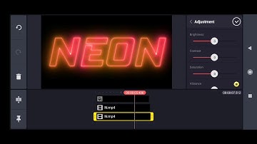 Glowing Style Neon Text Animation In KineMaster - New Editing Tricks || Logo Designer